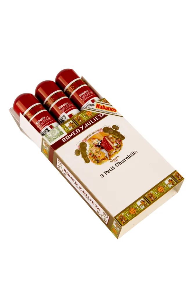 Коробка с сигарами Romeo y Julieta Petit Churchills A/T 3*15