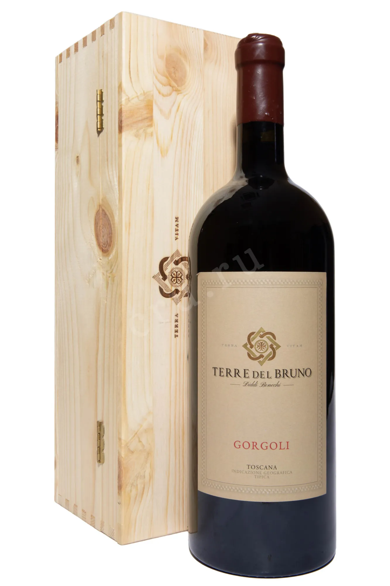 Фото — Вино Terre del Bruno Gorgoli Toscana gift box 2021 1.5 л