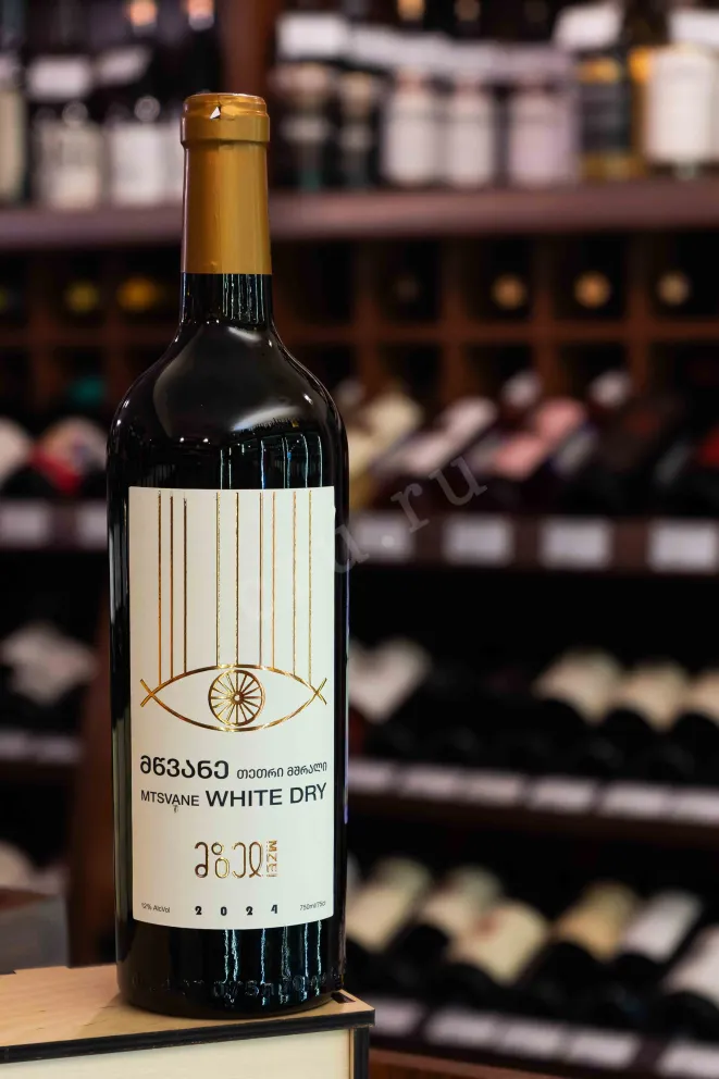 В магазине Крю Профи Mzei Wazy Mtsvane Qvevri White Dry 2024 0.75 л