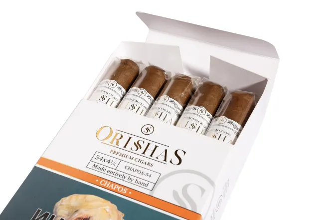 Коробка с сигарами Orishas Chapos 54