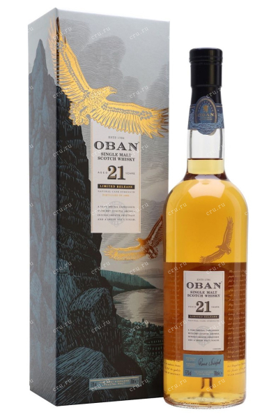 Виски Oban 21 years  0.7 л