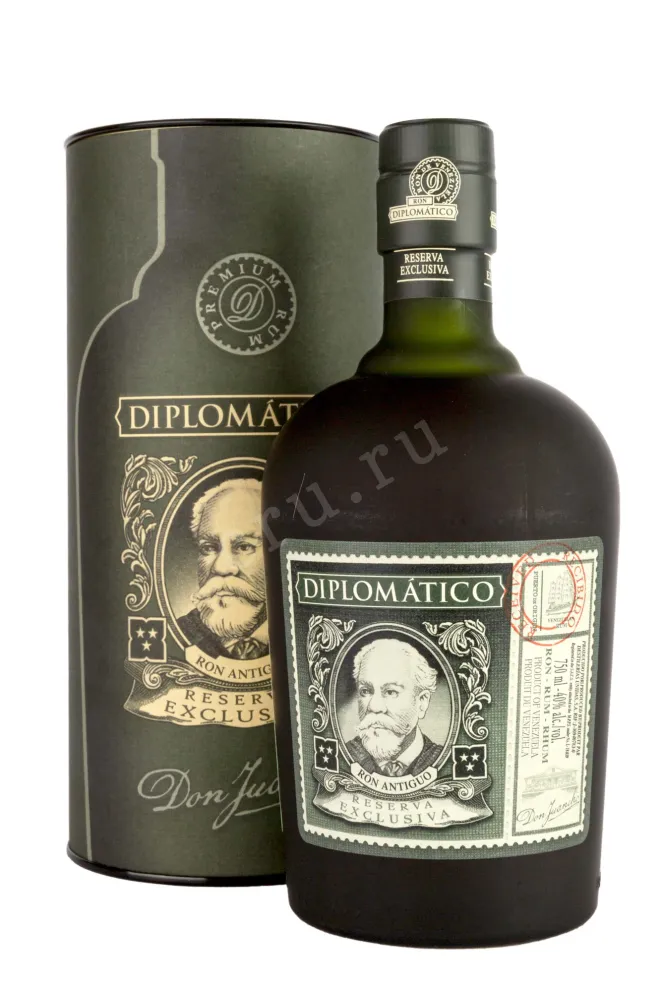 Ром Diplomatico Reserva Exclusiva 12 years in tube  0.7 л