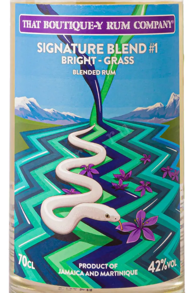 Этикетка That Boutique-Y Rum Company Signature Blend #1 Bright-Grass 0.7 л