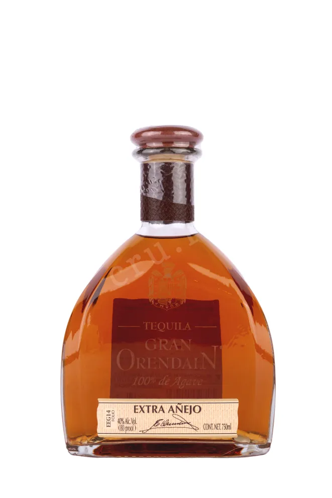 Этикетка Gran Orendain Anejo with gift box 0.75 л