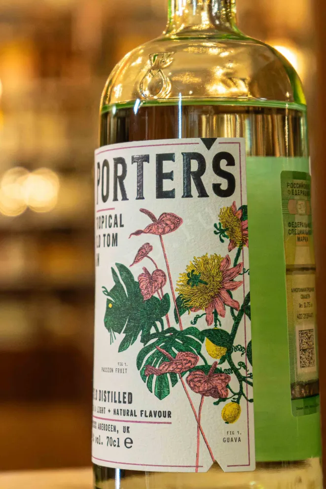 В магазине Крю Профи Porter's Tropical Old Tom 0.7 л