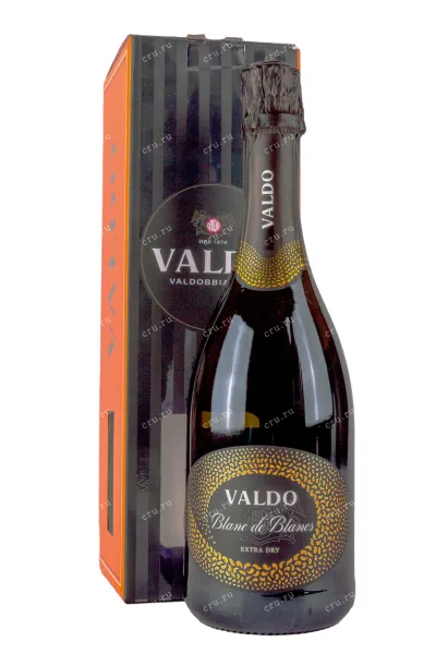 Игристое вино Valdo Oro Blanc de Blancs Extra Dry in gift box 2021 0.75 л