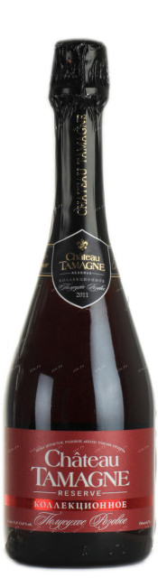 Игристое вино Шато Тамань Резерв розовое полусухое 2011 0.75 л