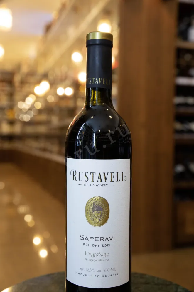 В магазине Крю Профи Rustaveli Saperavi 2021 0.75 л
