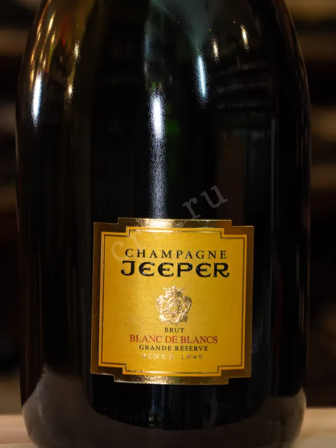 В магазине Крю Профи Jeeper Grand Reserve Blanc de Blancs 2018 0.75 л