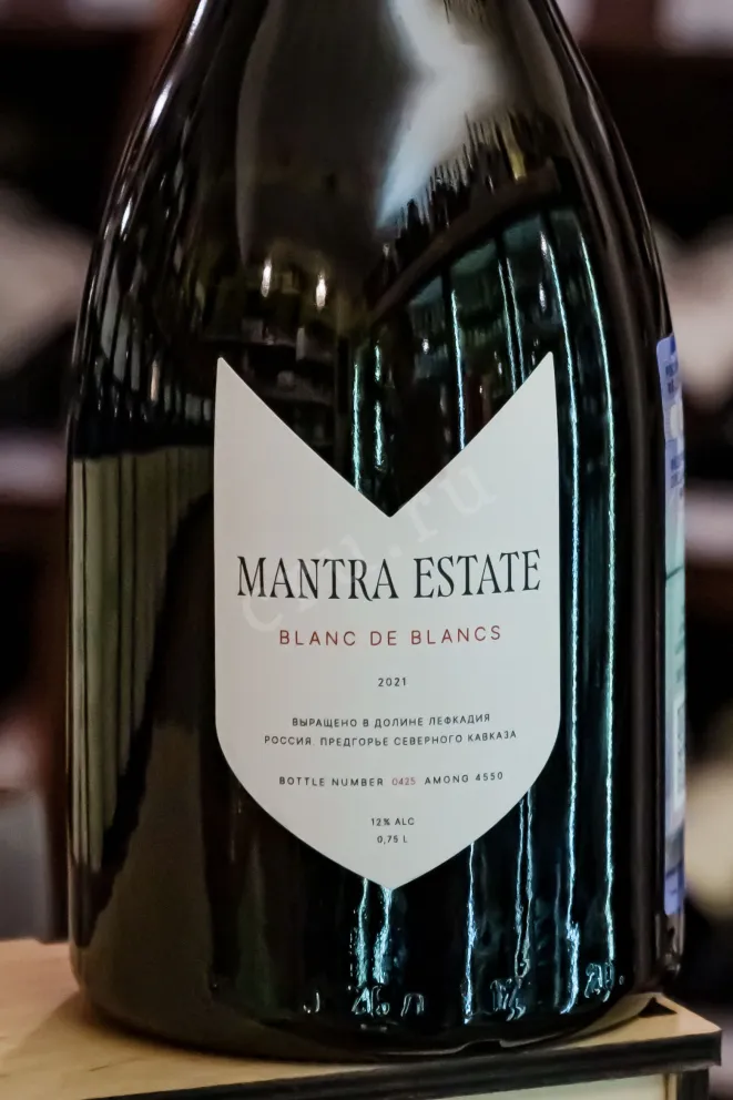 В магазине Крю Профи Mantra Estate Blanc De Blancs 2021 0.75 л