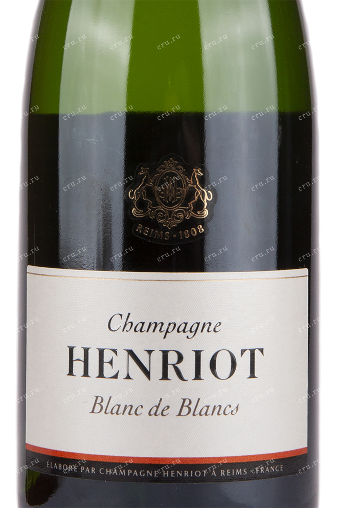 Этикетка игристого вина Henriot Blanc de Blancs 0.375 л
