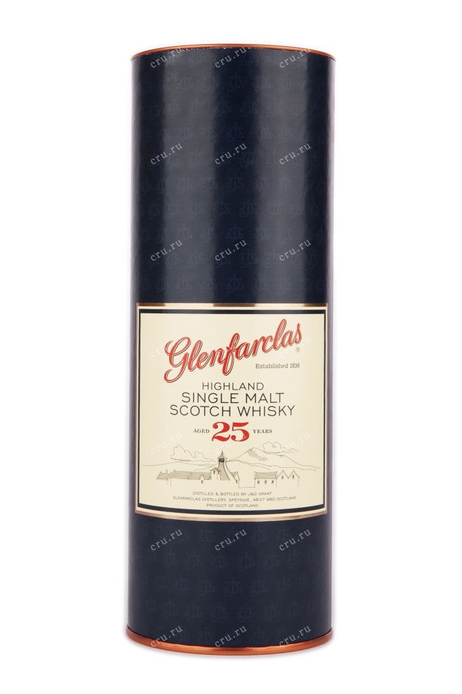 Подарочная коробка виски Гленфарклас 25 лет 0.7