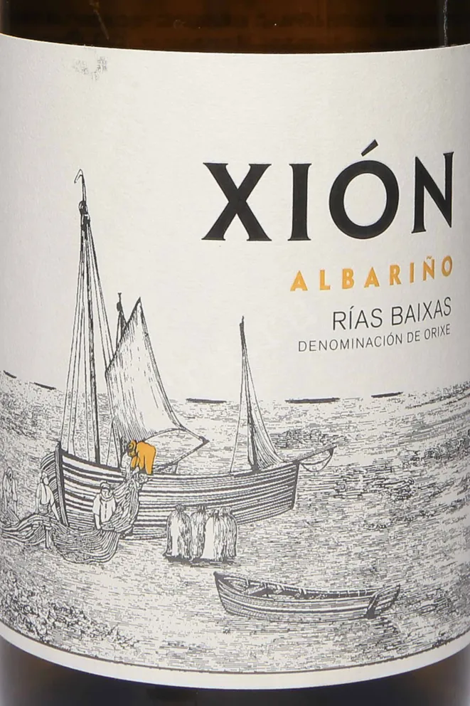 Этикетка Attis Bodegas y Vinedos Rias Baixas Xion Albarino 2022 0.75 л