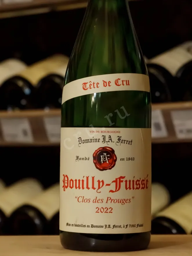 В магазине Крю Профи Domaine J.A. Ferret Pouilly-Fuisse Clos des Prouges 2022 0.75 л