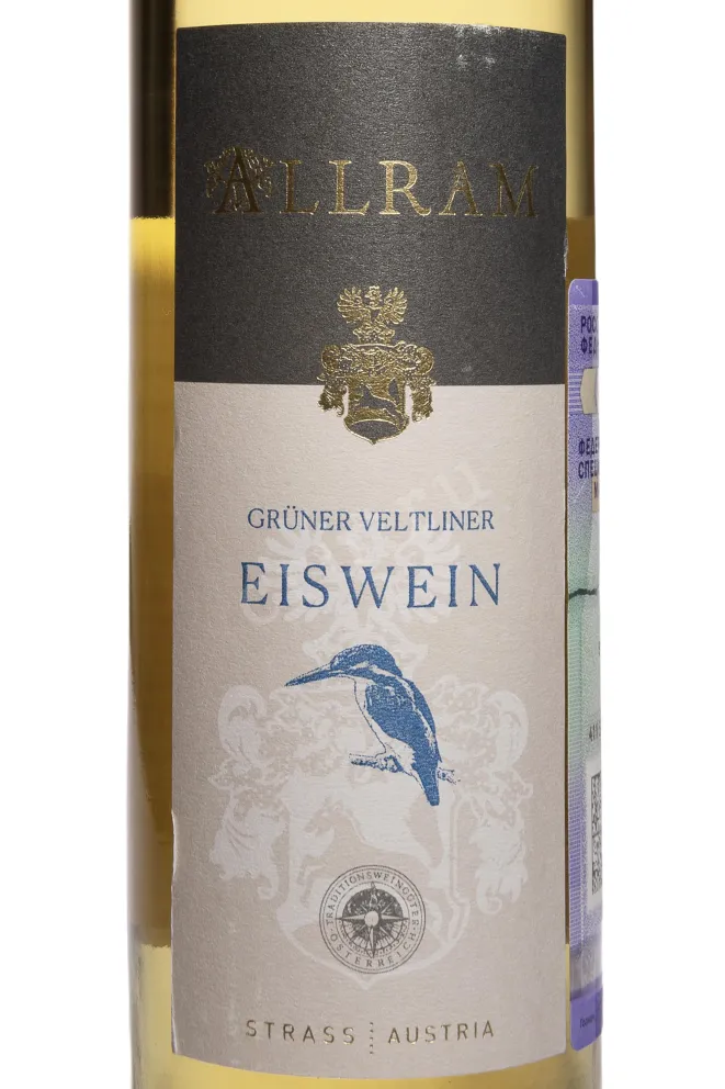 Этикетка Allram Gruner Veltliner 2021 0.375 л