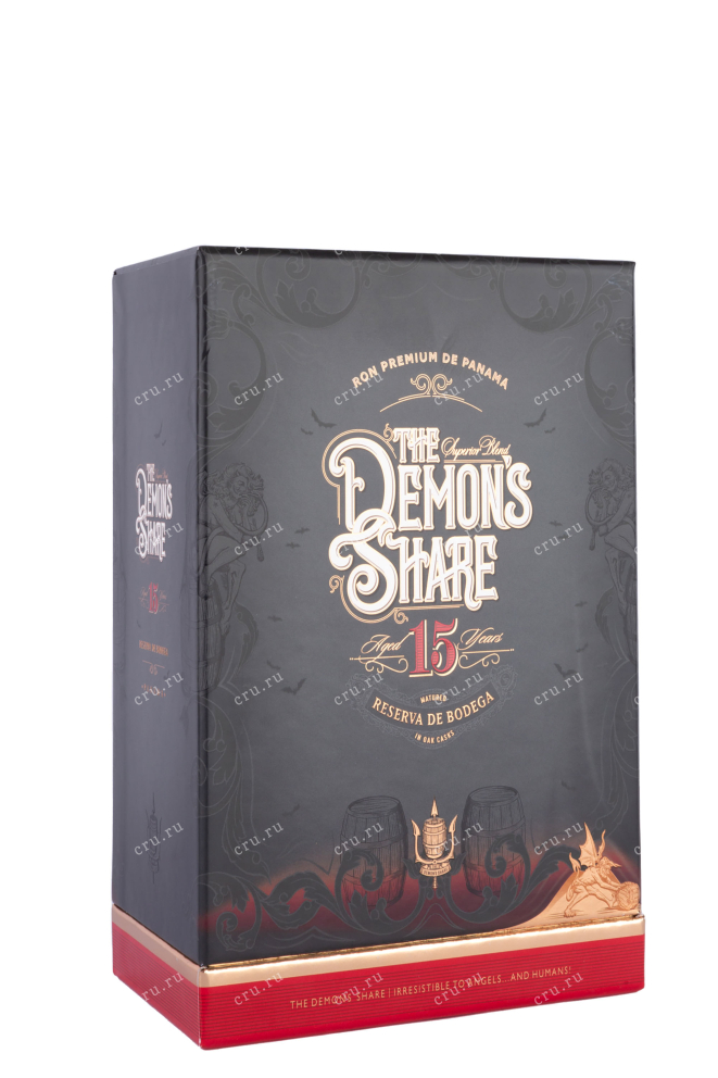 Подарочная коробка The Demon's Share 15 years old with gift box 0.7 л