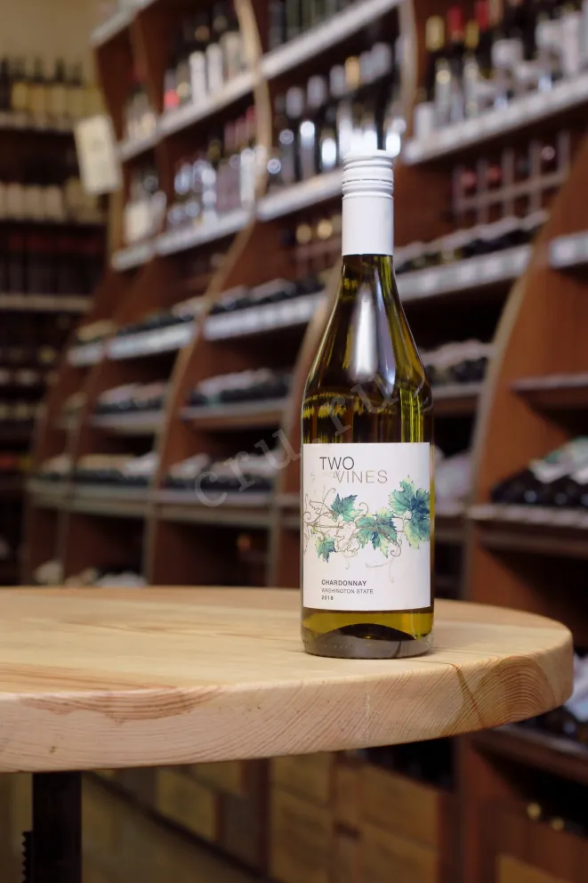 В магазине Крю Профи Two Vines Chardonnay 2018 0.75 л