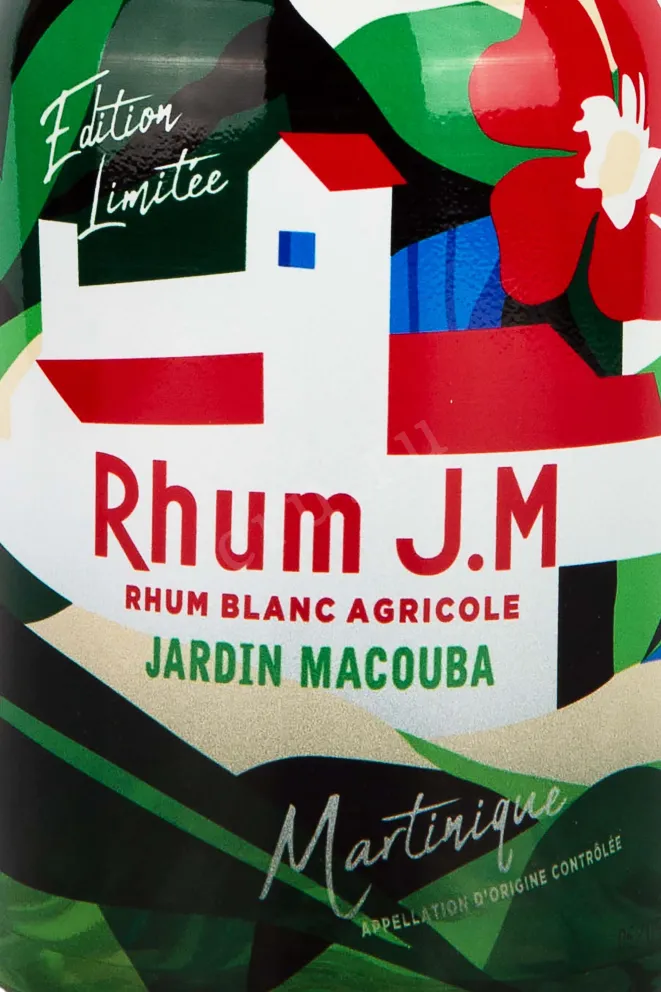Этикетка J.M Jardin Macouba 0.7 л