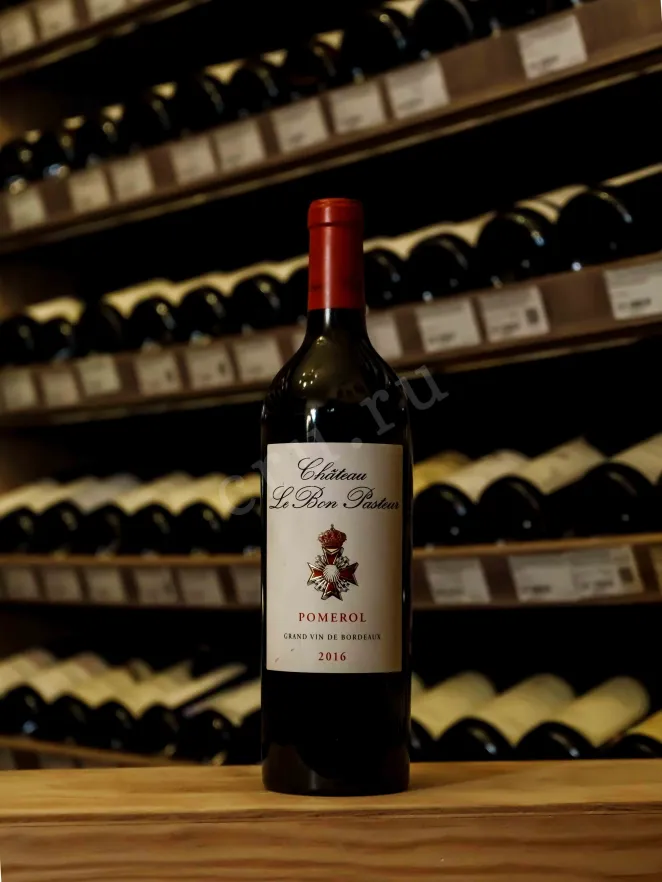 В магазине Крю Профи Chateau Le Bon Pasteur Pomerol 2016 0.75 л