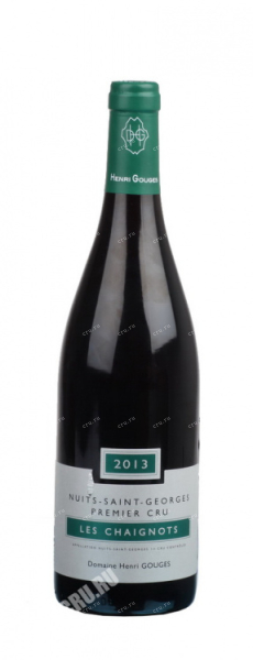 Вино Nuits-Saint-Georges Premier Cru Les Chaignots 2013 0.75 л