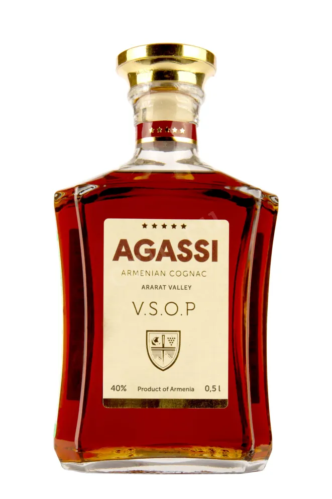 Коньяк Агасси ВСОП 5 лет  0.5 л
