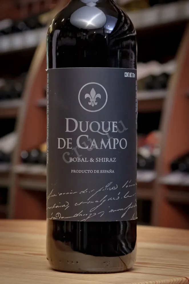 В магазине Крю Профи Vicente Gandia Duque De Campo Bobal & Shiraz DOP 2022 0.75 л