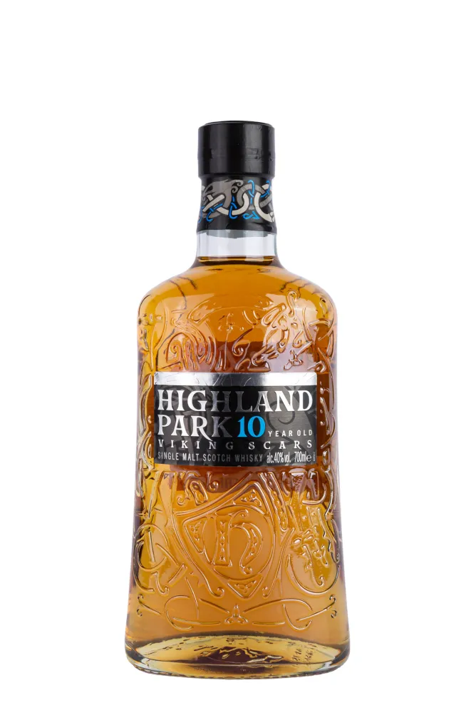 Бутылка Highland Park 10 years old Viking Scars 0.7 л