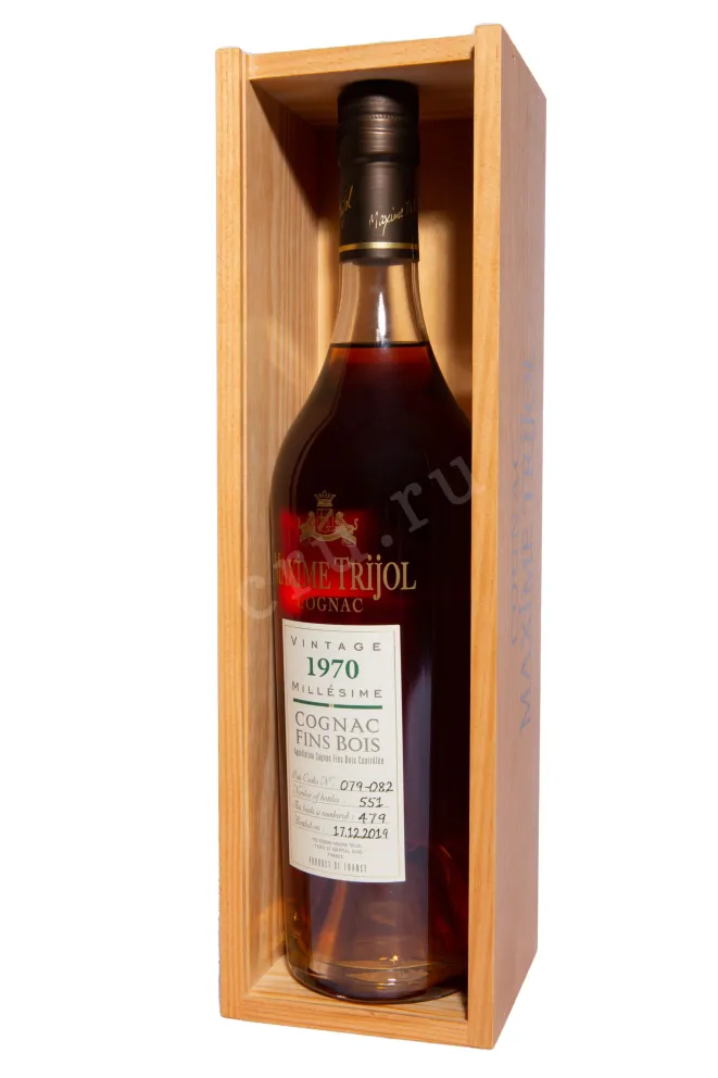 В деревянной коробке Maxime Trijol in wooden box 1970 0.7 л