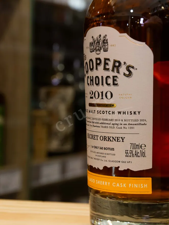В магазине Крю Профи The Cooper's Choice Secret Orkney Amontillado Sherry Cask Finish in gift box 2010 0.7 л