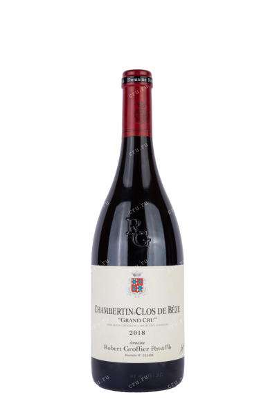 Вино Domaine Robert Groffier Pere & Fils Chambertin-Clos de Beze Grand Cru 2018 0.75 л