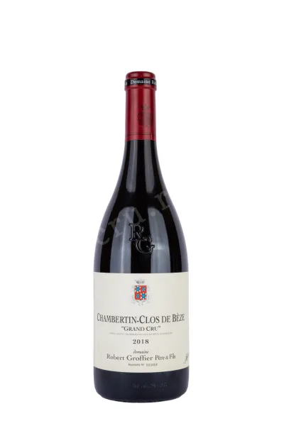 Вино Domaine Robert Groffier Pere & Fils Chambertin-Clos de Beze Grand Cru 2018 0.75 л
