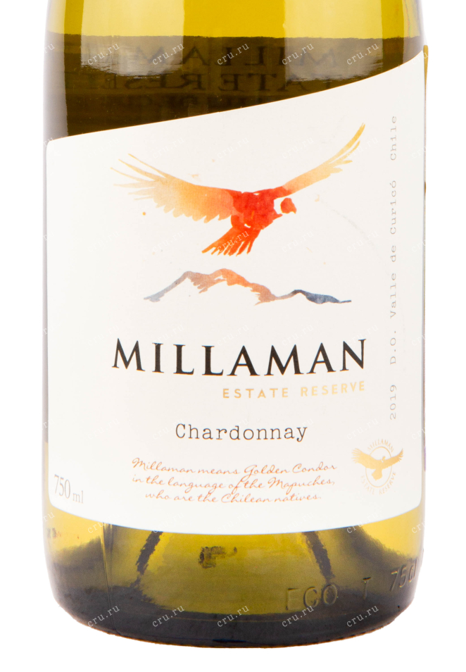 Вино Millaman Estate Reserve Chardonnay 2021 0.75 л