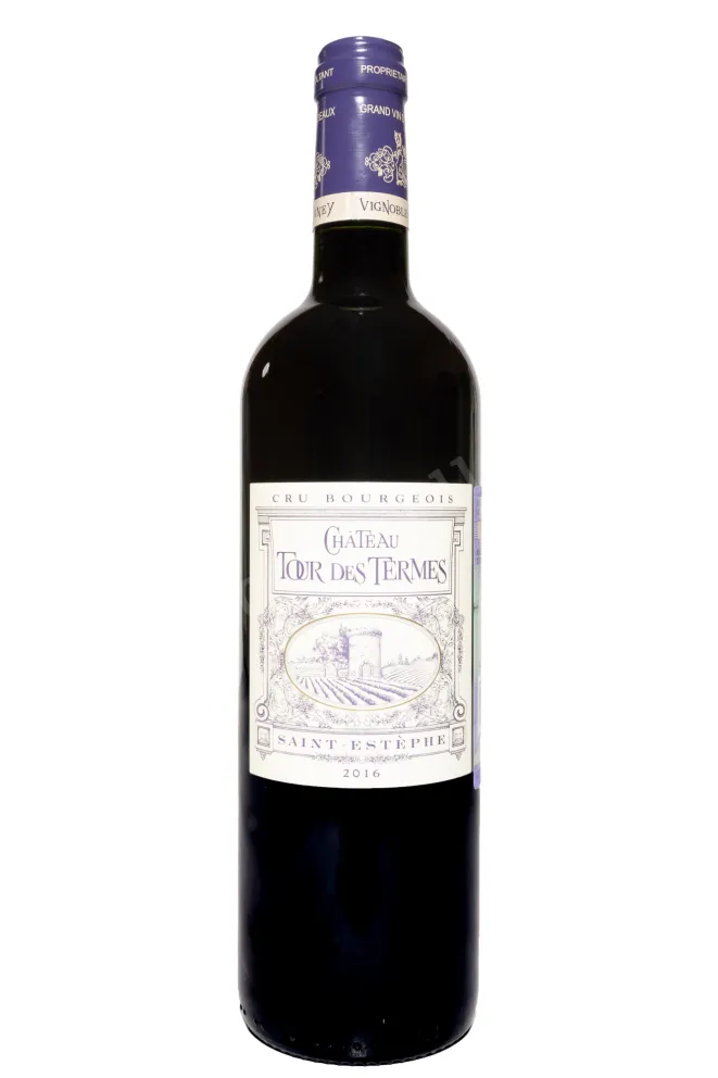 Вино Chateau Tour des Termes Cru Bourgeois Saint-Estephe AOC 2016 0.75 л