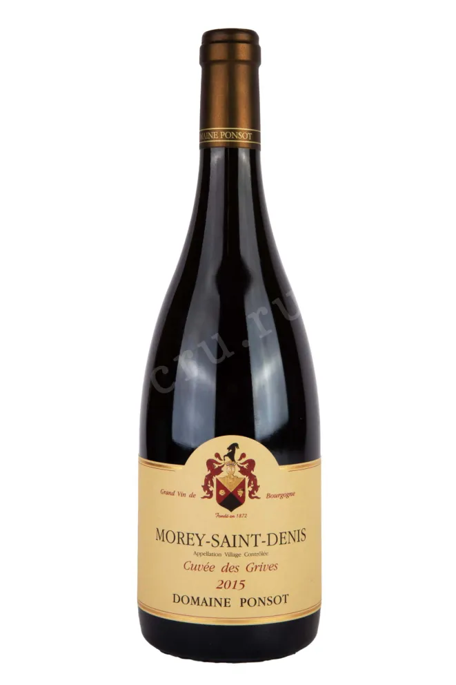 Вино Domaine Ponsot Morey-Saint-Denis Cuvee des Grives 2015 0.75 л