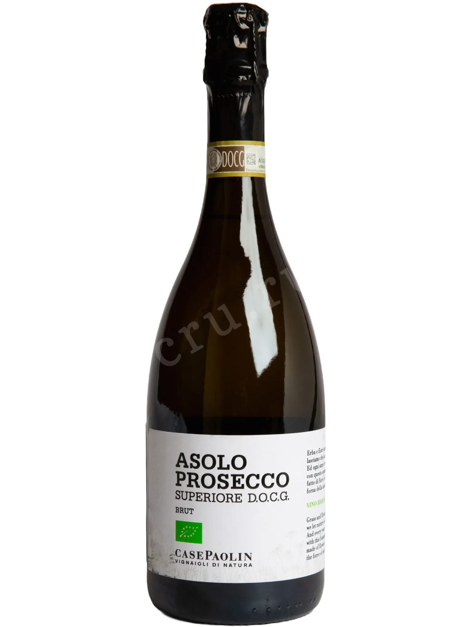 Фото — Игристое вино Case Paolin Asolo Prosecco Superiore Brut 2024 0.75 л