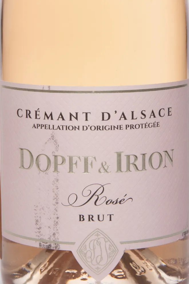 Этикетка Dopff & Irion Cremant d'Alsace Brut Rose AOC 2022 0.75 л