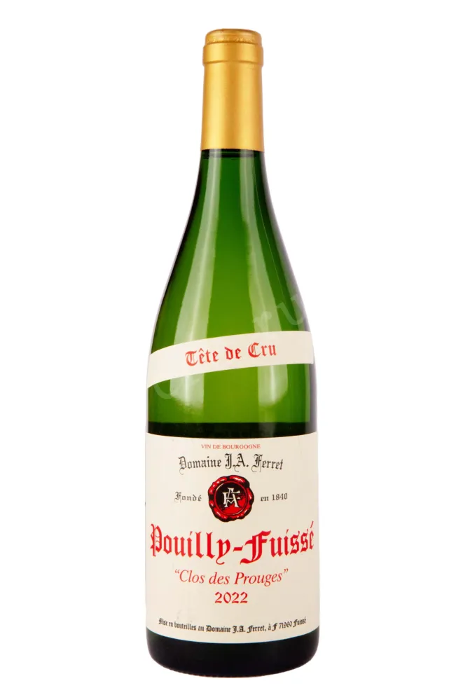 Вино Domaine J.A. Ferret Pouilly-Fuisse Clos des Prouges 2022 0.75 л