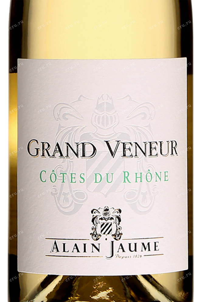 Этикетка Alain Jaume & Fils Reserve Grand Veneur Alain Cоtes du Rhоne 2019 0.75 л