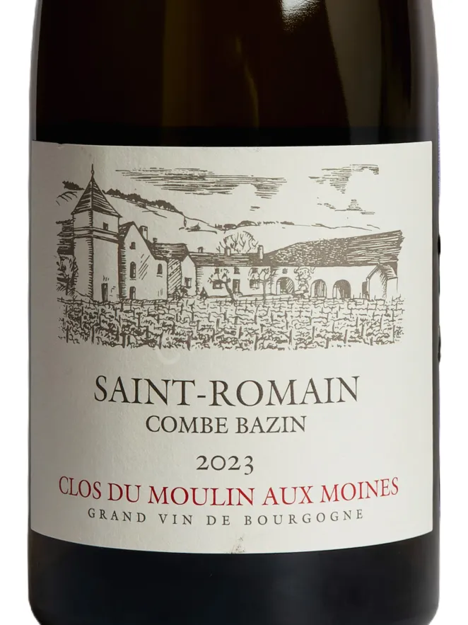 Этикетка Clos du Moulin aux Moines Saint-Romain Combe Bazin AOC 2023 0.75 л
