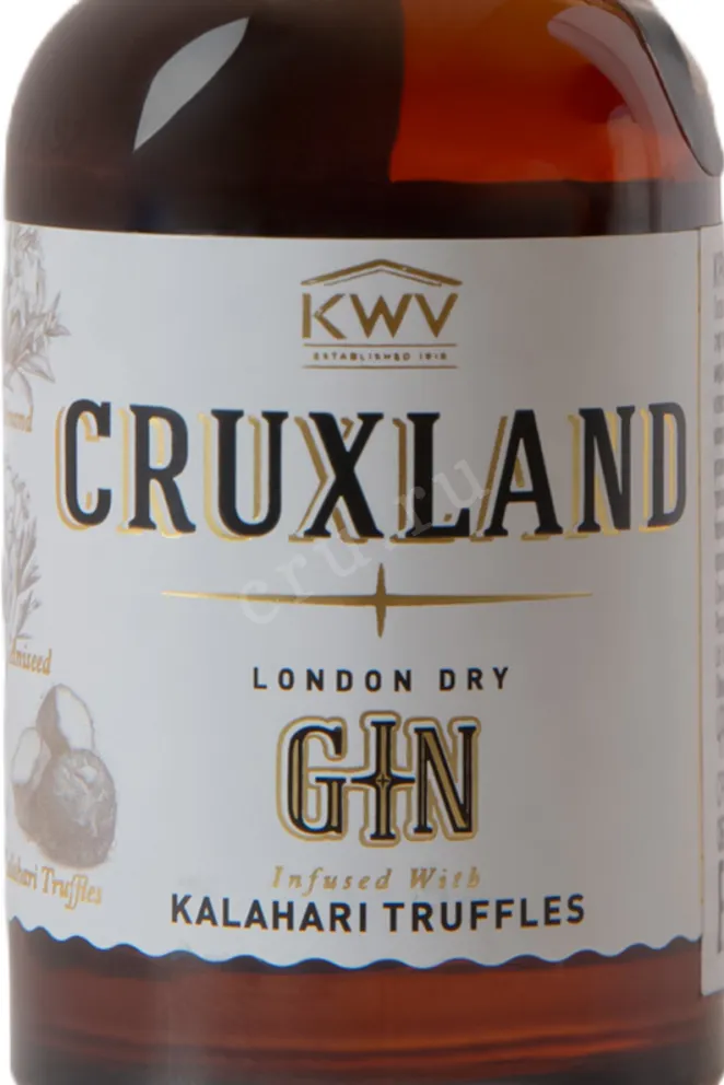 Этикетка Cruxland London Dry Gin 0.05 л