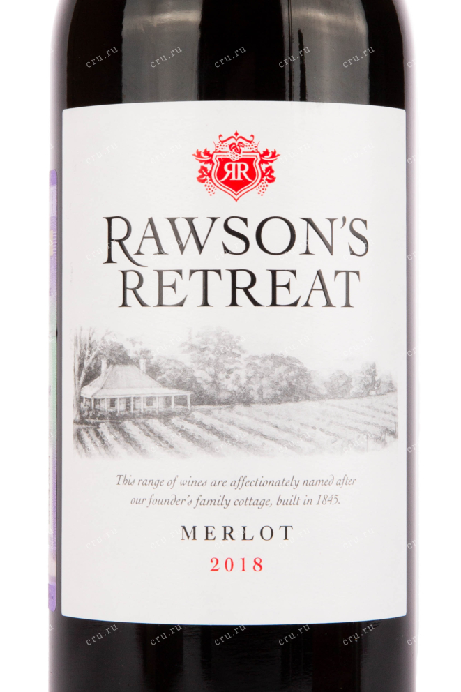 Вино Rawsons Retreat Merlo 2018 0.75 л