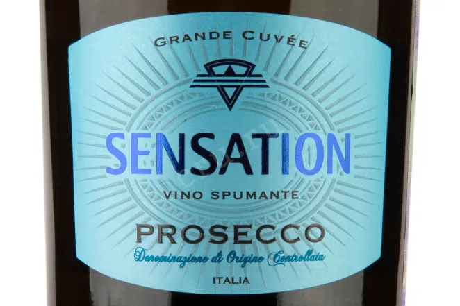 Этикетка Sensation DOC 2021 0.75 л