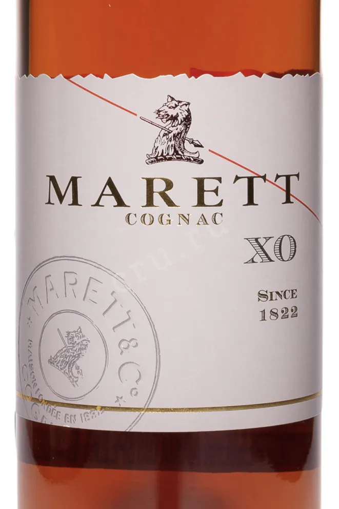 Этикетка Marett XO in gift box 2009 0.7 л