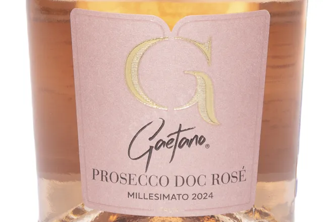 Этикетка Gaetano Prosecco DOC Rose Millesimato 2024 0.75 л