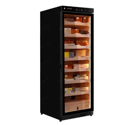 Humidor Refrigerator Raching C380A Black 1500 Cigars