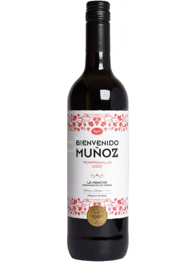 Вино Bienvenido Munoz Tempranillo La Mancha DO 2024 0.75 л