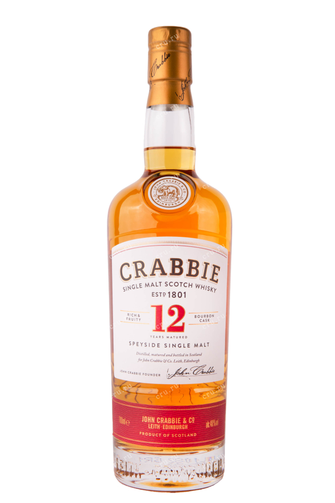Виски Crabbie 12 years Speyside  0.7 л