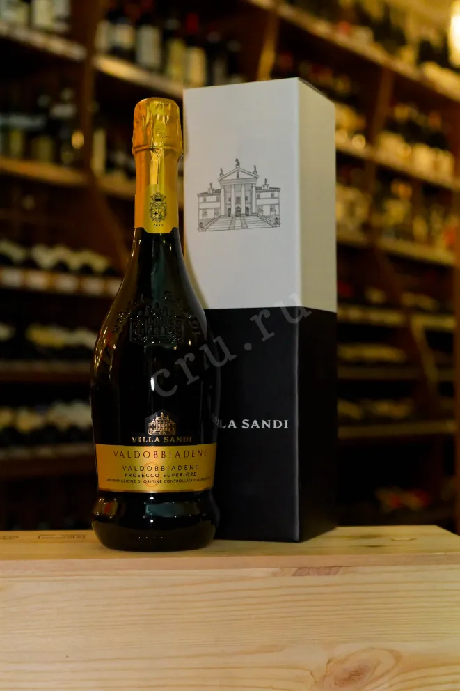 В магазине Крю Профи Villa Sandi Prosecco Di Valdobbiadene DOCG Superiore Extra Dry with gift box 2022 0.75 л