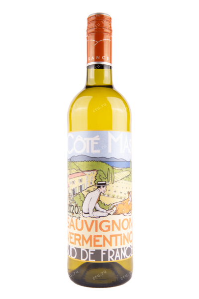 Вино Cote Mas Sauvignon-Vermentino Pays d'Oc 2020 0.75 л