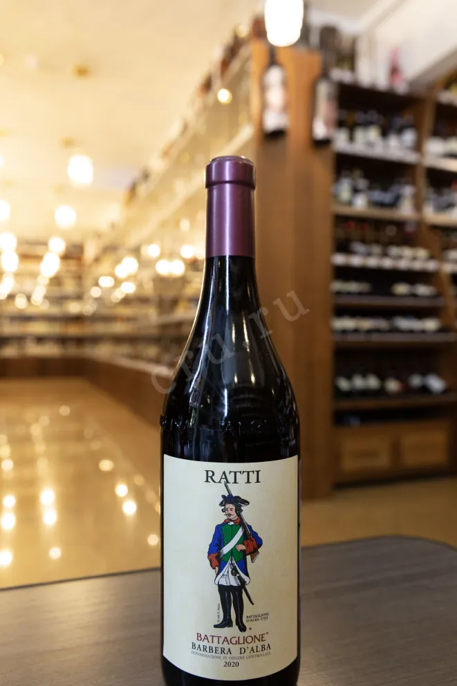 В магазине Крю Профи Renato Ratti Battaglione Barbera d'Alba Red Dry DOC 2022 0.75 л